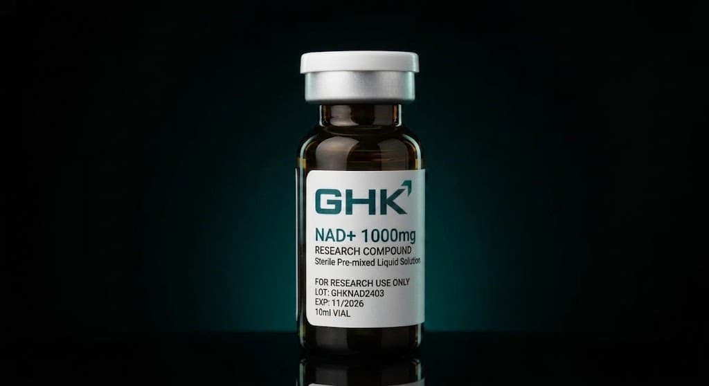 NAD+ 1000 vial — research-grade laboratory reagent