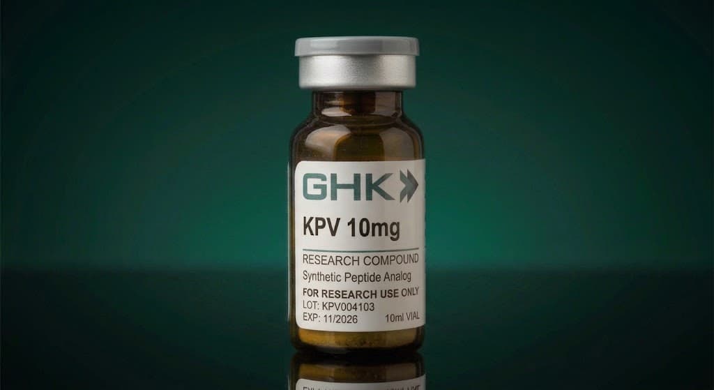 KPV vial — research-grade laboratory reagent
