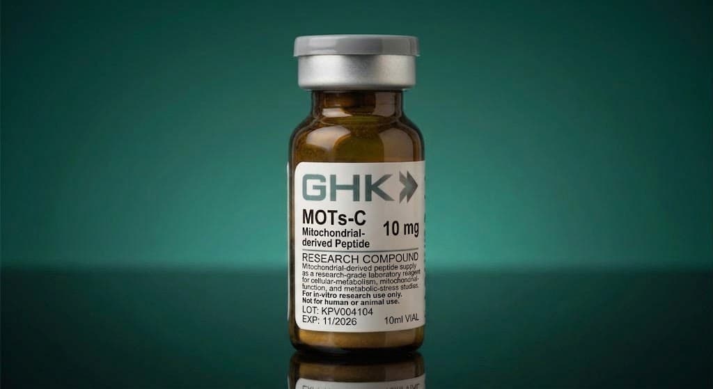 MOTs-C vial — research-grade laboratory reagent